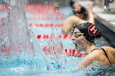 Cover image for Harvard Women’s Swim and Dive Beats Yale, Loses to Princeton