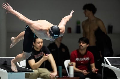 Cover image for Harvard Men's Swim & Dive Falls to Princeton, Beats Yale in 2026 HYP