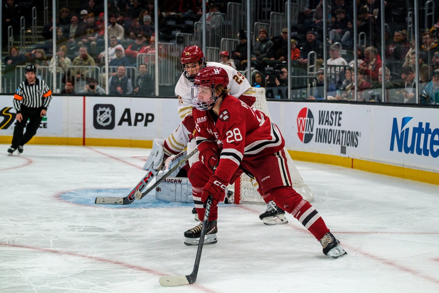 Harvard fell to Boston College 5-1 in the 2026 Beanpot Semifinals.