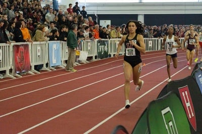 Cover image for Alofe, Gorriaran Continue to Shine as Track & Field Reaches Indoor Midseason