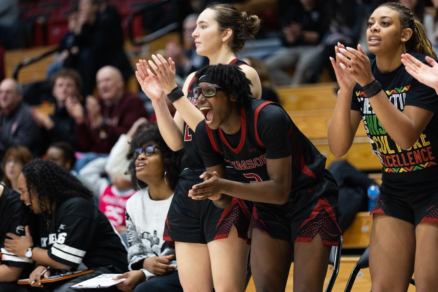 11 of the 15 players who stepped on the floor for Harvard scored against the Big Green. 