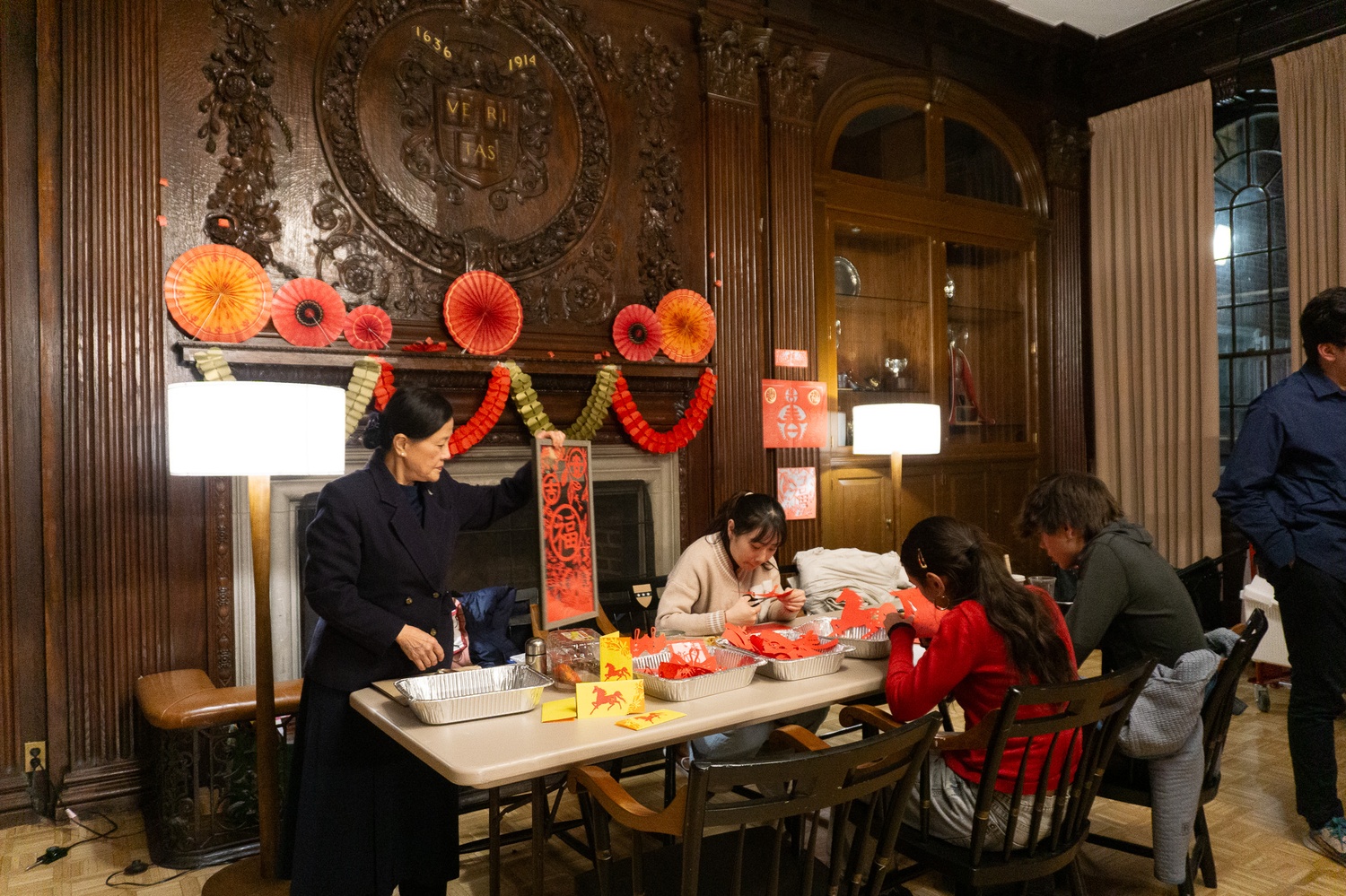 Kirkland House celebrated Lunar New Year with food in their dining hall on Saturday.