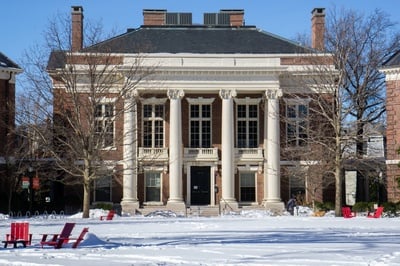 Cover image for Harvard Financial Aid Office in the Winter