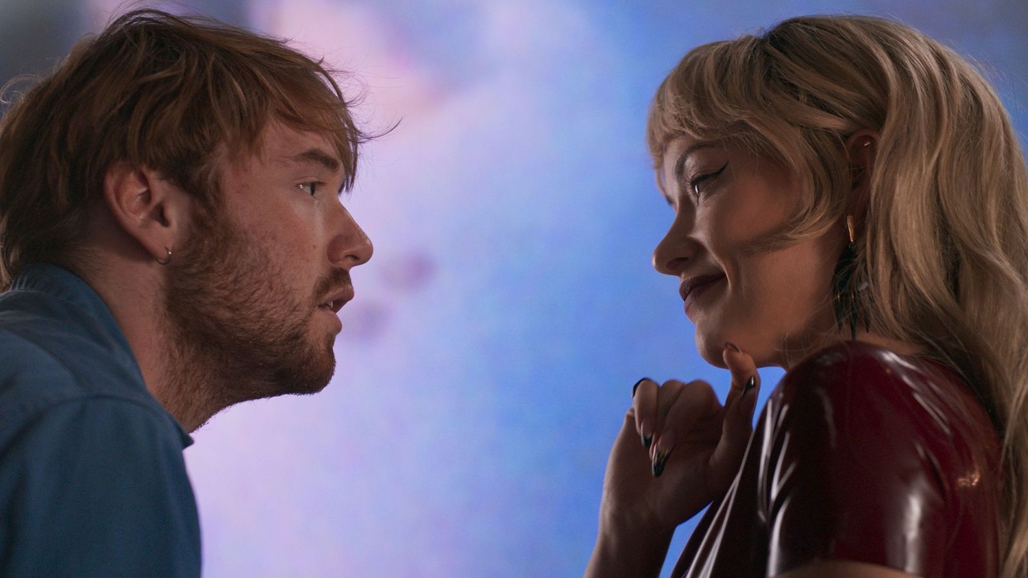 Cooper Hoffman and Olivia Wilde star in “I Want Your Sex,” directed by Gregg Araki.