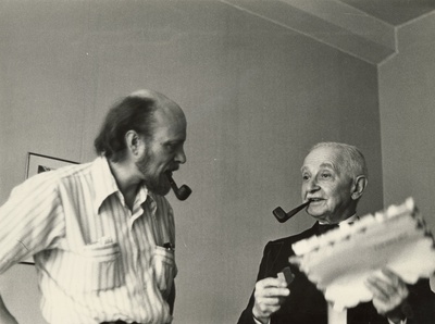 Cover image for Yakovlev smoking a pipe