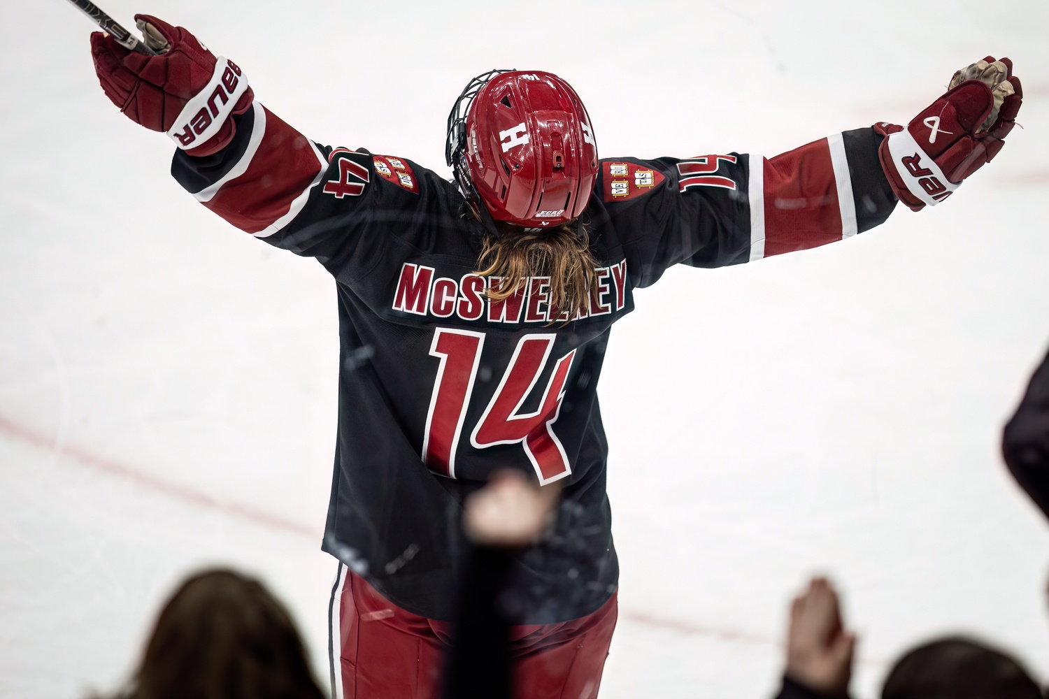 Freshman forward Carla McSweeney scored in overtime to win the 2026 Beanpot. After beating Union, the Harvard team will look to continue its success in the ECAC Tournament.