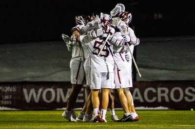 Cover image for Men's Lacrosse Celebrates a Win