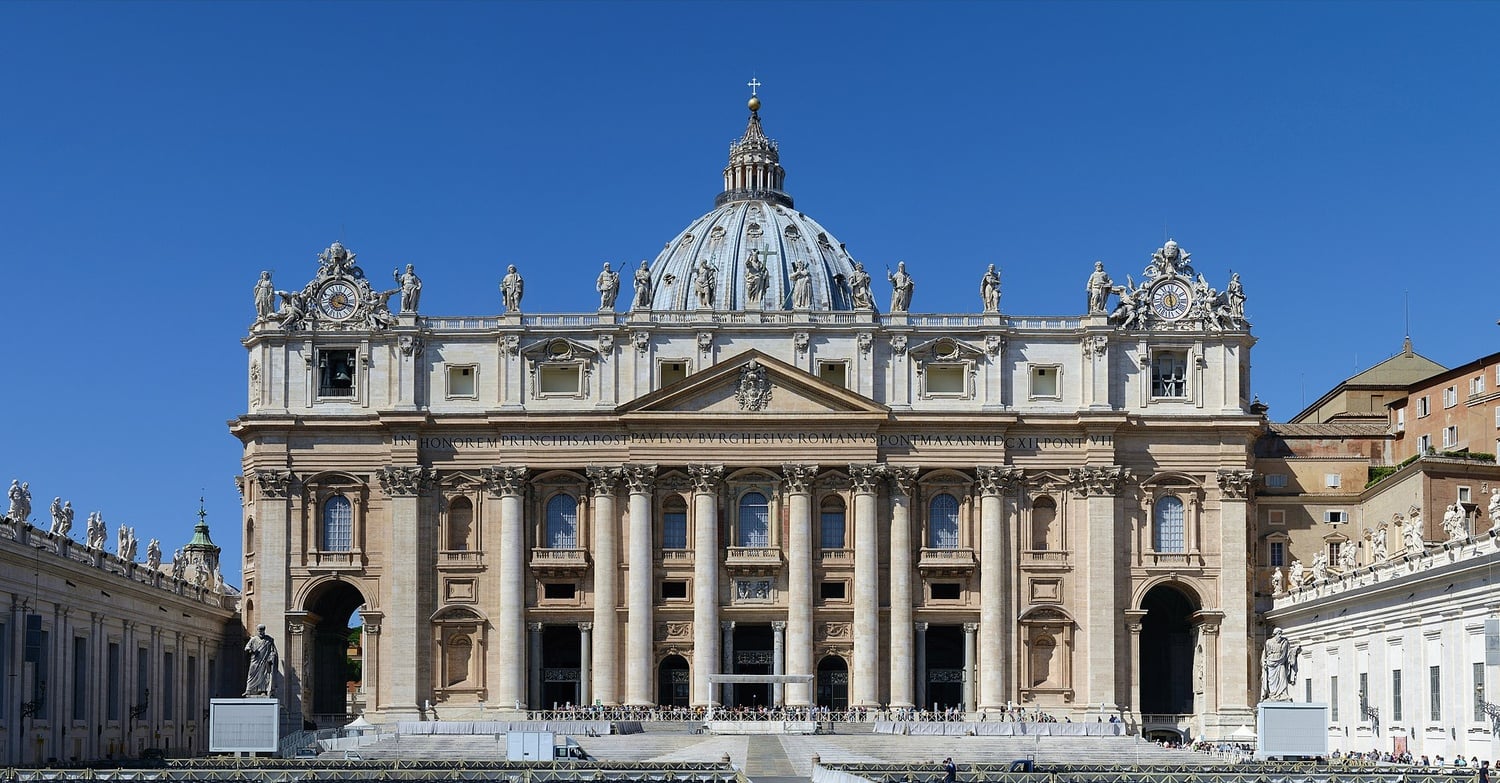 St. Peter's Basilica is in Vatican City. HSPH Professor Tyler J. VanderWeele was appointed by Pope Leo XIV to the Pontifical Academy of Social Sciences last week.