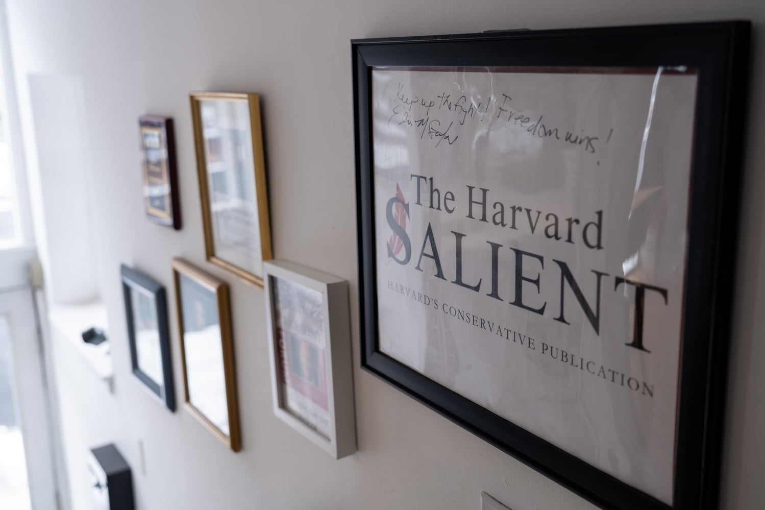 The Salient's headquarters is located at 8 Eliot St.