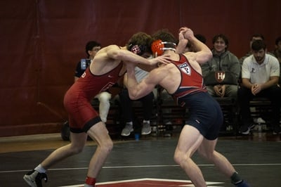 Cover image for Harvard Wrestling Pins Down Brown in Regular Season Finale