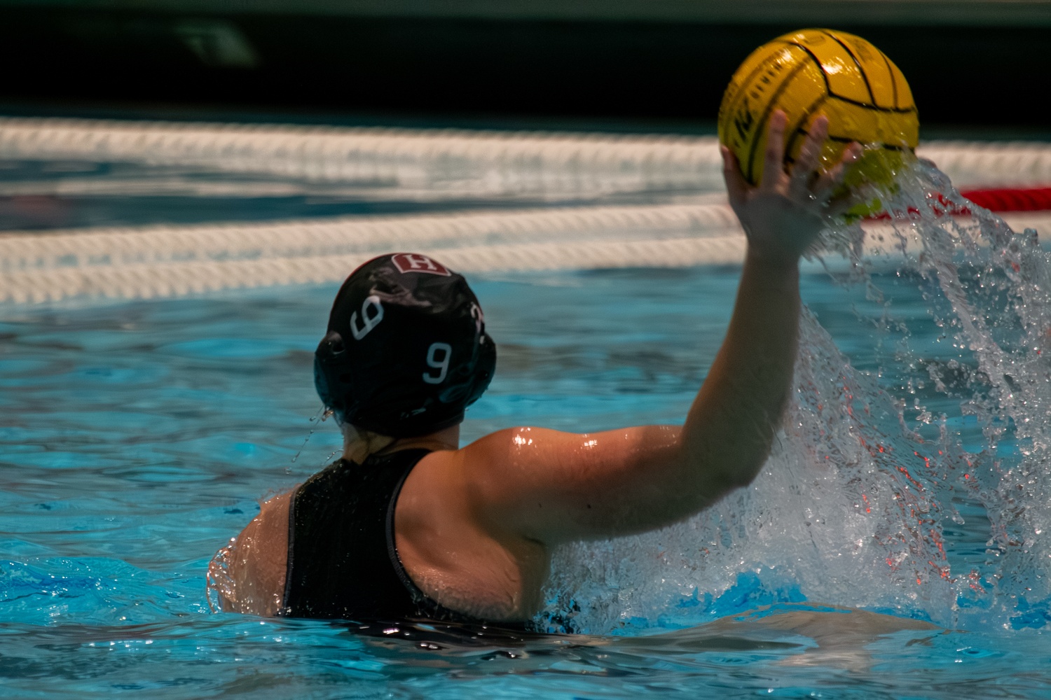 Junior attacker Maya O'Dea looks for openings on offense.