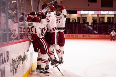 Cover image for Men’s Hockey Downs St. Lawrence 4-3 in OT, Advances to 10th-Straight ECAC Quarterfinal