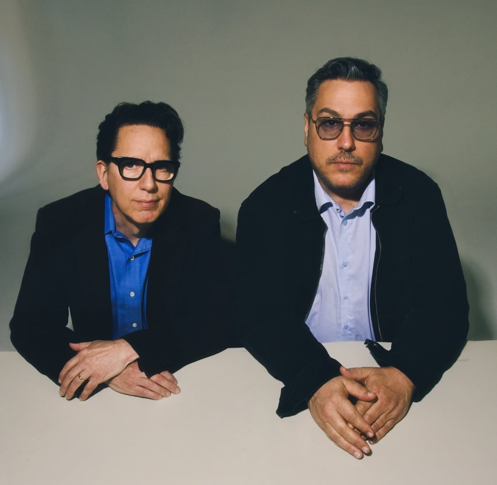 John Flansburgh and John Linnell of They Might Be Giants.