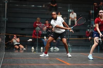 Cover image for Women’s Squash Rolls Past Trinity Before Falling to Princeton in CSA National Team Tournament Semifinals
