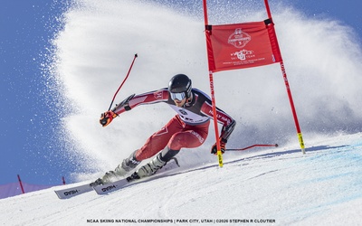 Cover image for Kearing and Armstrong Conclude Alpine Ski Season at NCAA Championships
