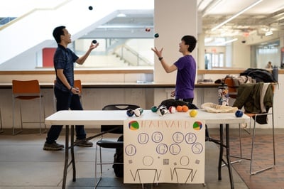 Cover image for Clowning Around with the Harvard Undergraduate Jugglers