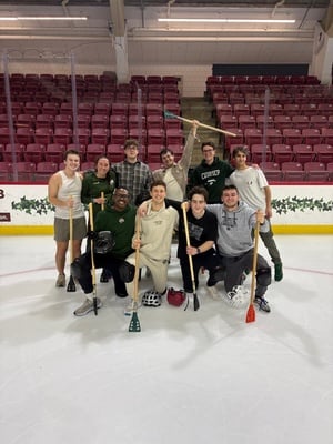 Cover image for The Currier IM Broomball Team