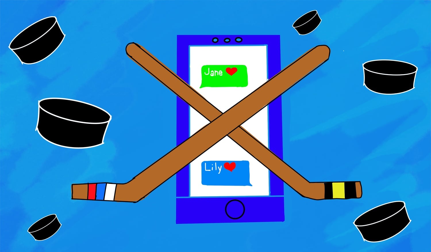 "Heated Rivalry" design.