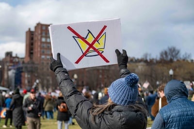 Cover image for In Photos: No Kings Protest Comes to Boston