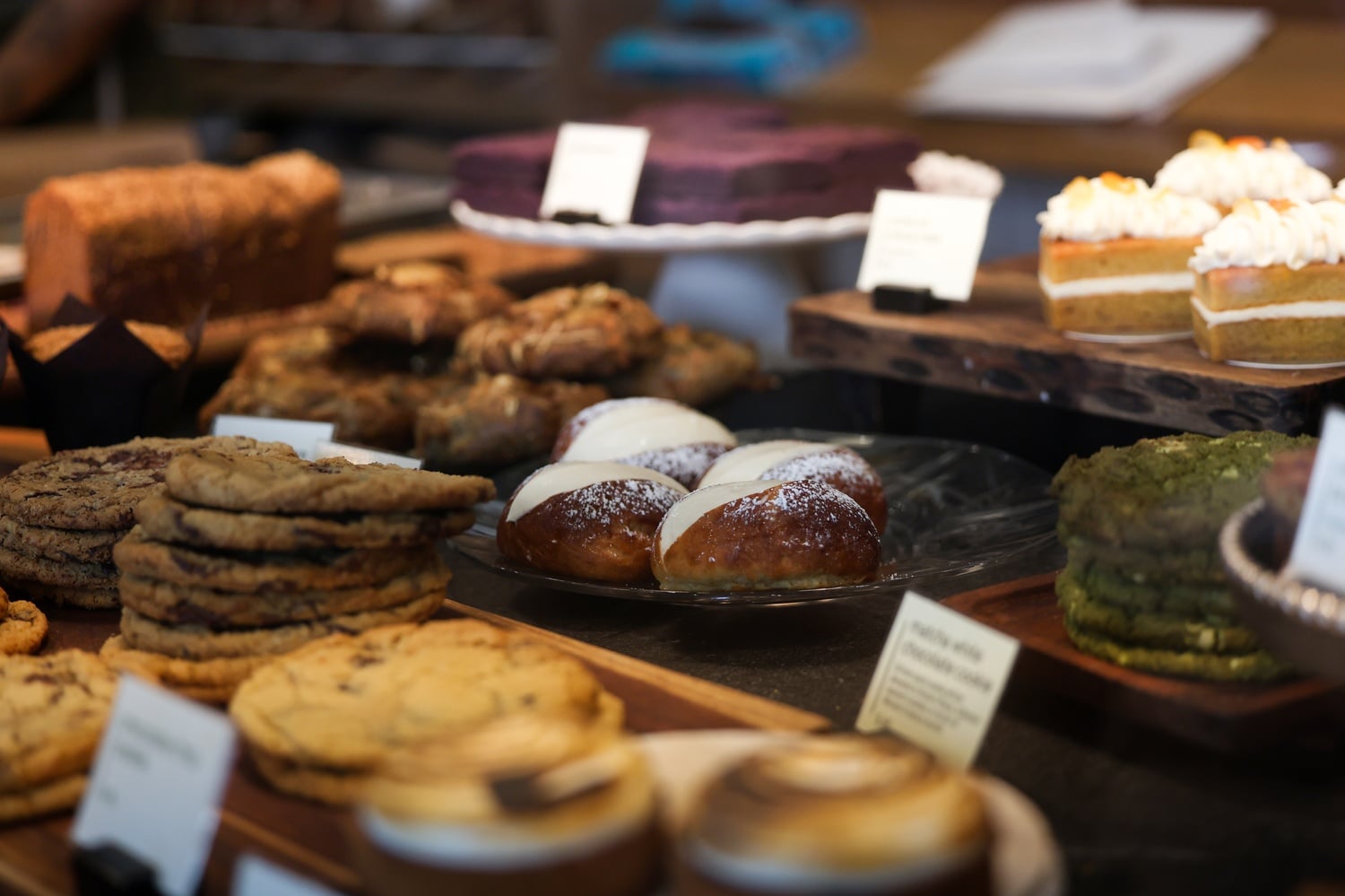 Verveine Cafe & Bakery is home to a bustling city atmosphere, as people of all ages enjoy the environment.