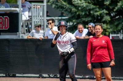 Cover image for Harvard Softball Sweeps Cornell On the Road
