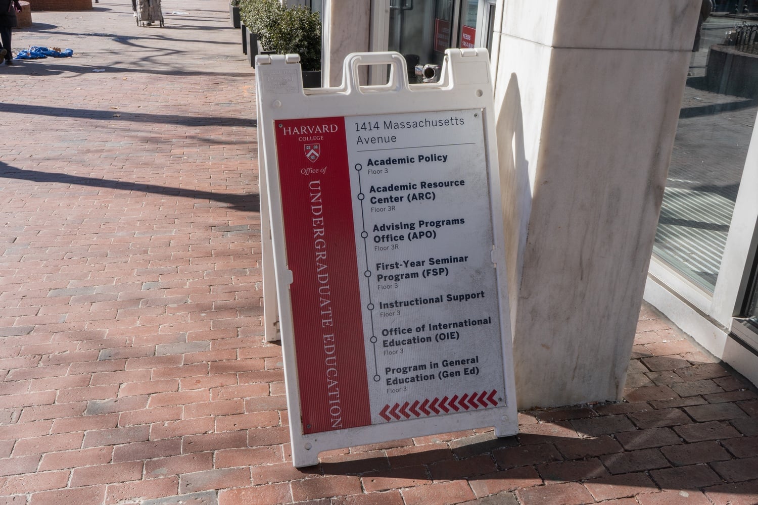 The Office of Undergraduate Education is located at 1414 Massachusetts Ave. Freshmen navigating Harvard's new advising system say they still want more individualized academic support.