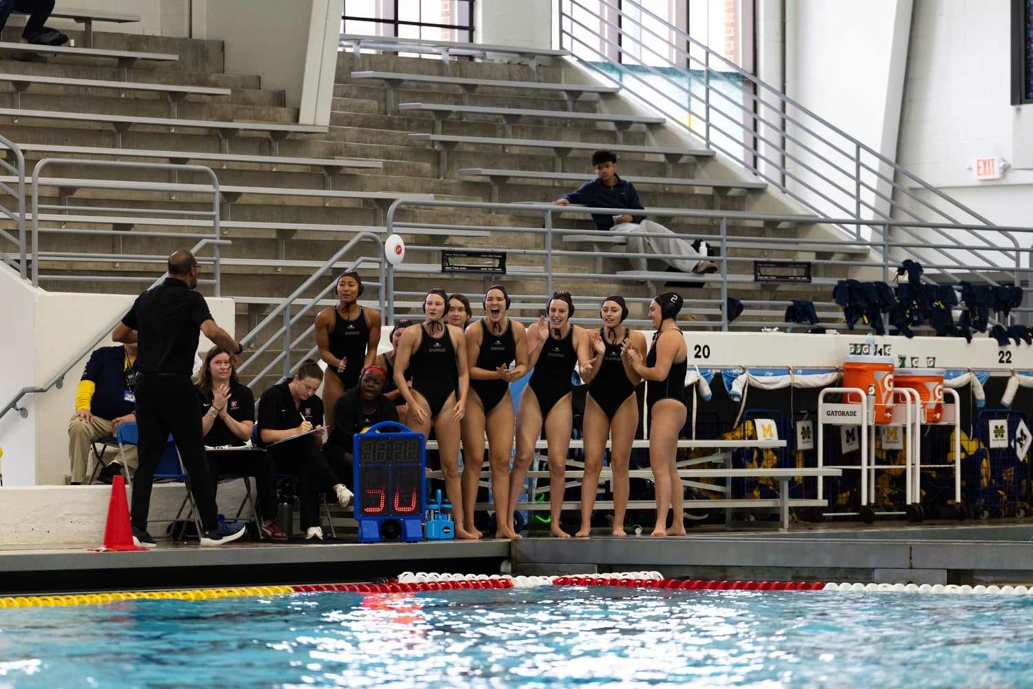 The women's water polo team secured its second CWPA Championship against the Princeton Tigers.