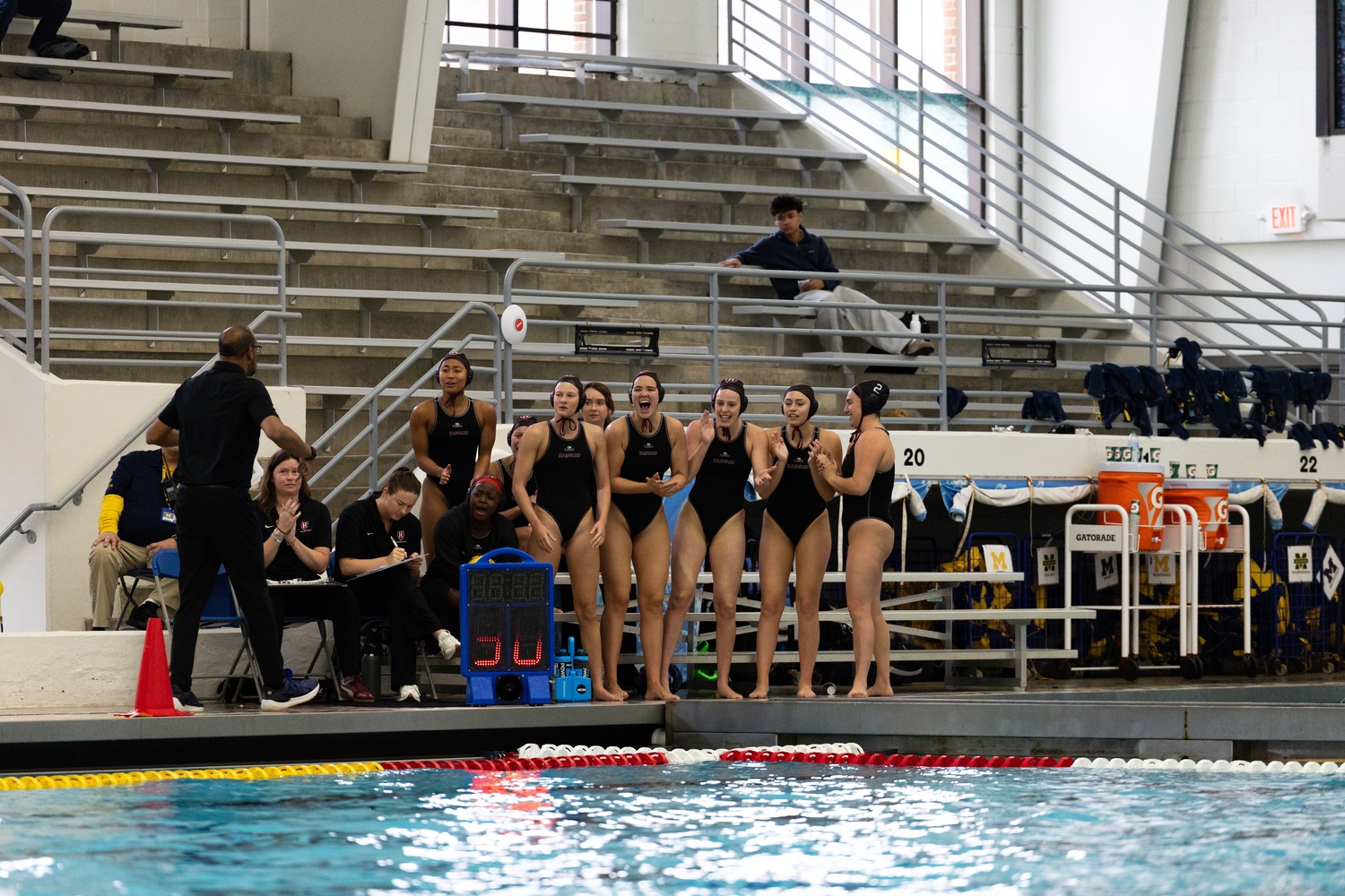 The women's water polo team secured its second CWPA Championship against the Princeton Tigers.