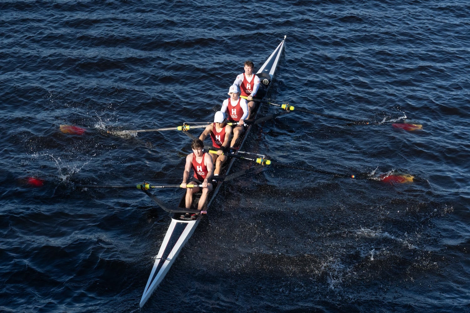 Harvard men's lightweight rowing claims the Biglin Bowl over Dartmouth for the fourth consecutive year.