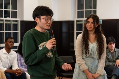 Cover image for HUA Candidates Lee, Agarwal Pitch ‘Harvard for Everyone’ With Focus on Academics and Campus Life