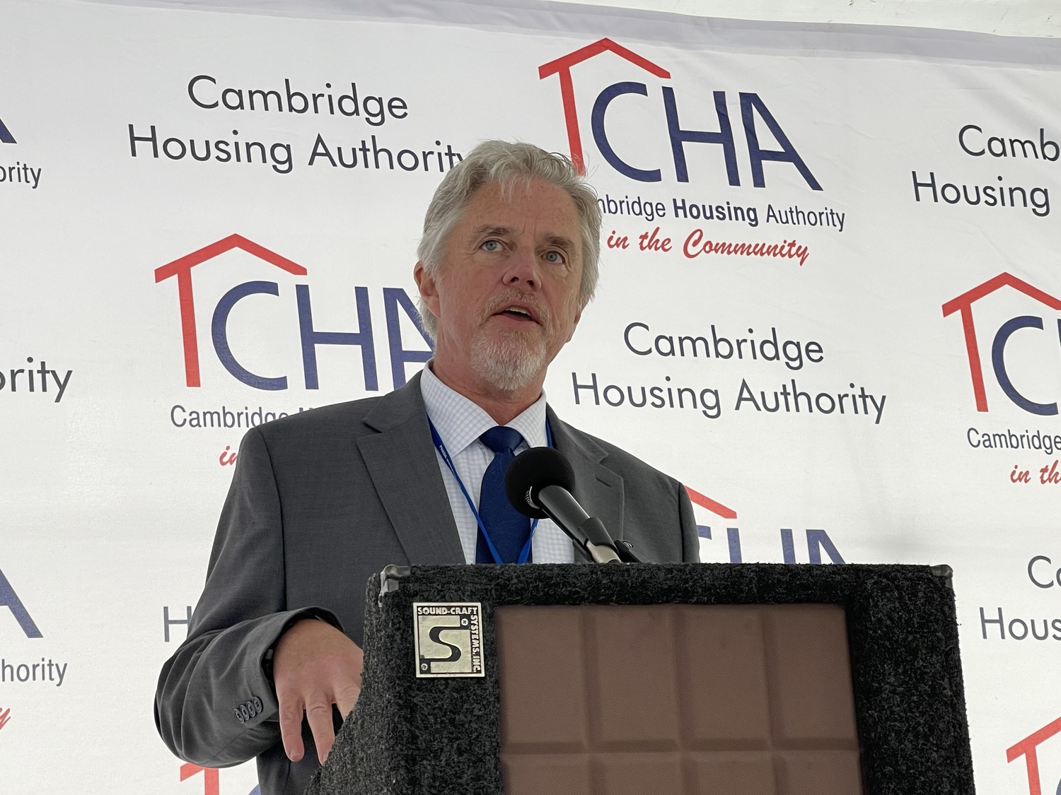 Michael J. "Mike" Johnston worked for the Cambridge Housing Authority for 34 years, serving as executive director for the last nine. He retired at the end of February.