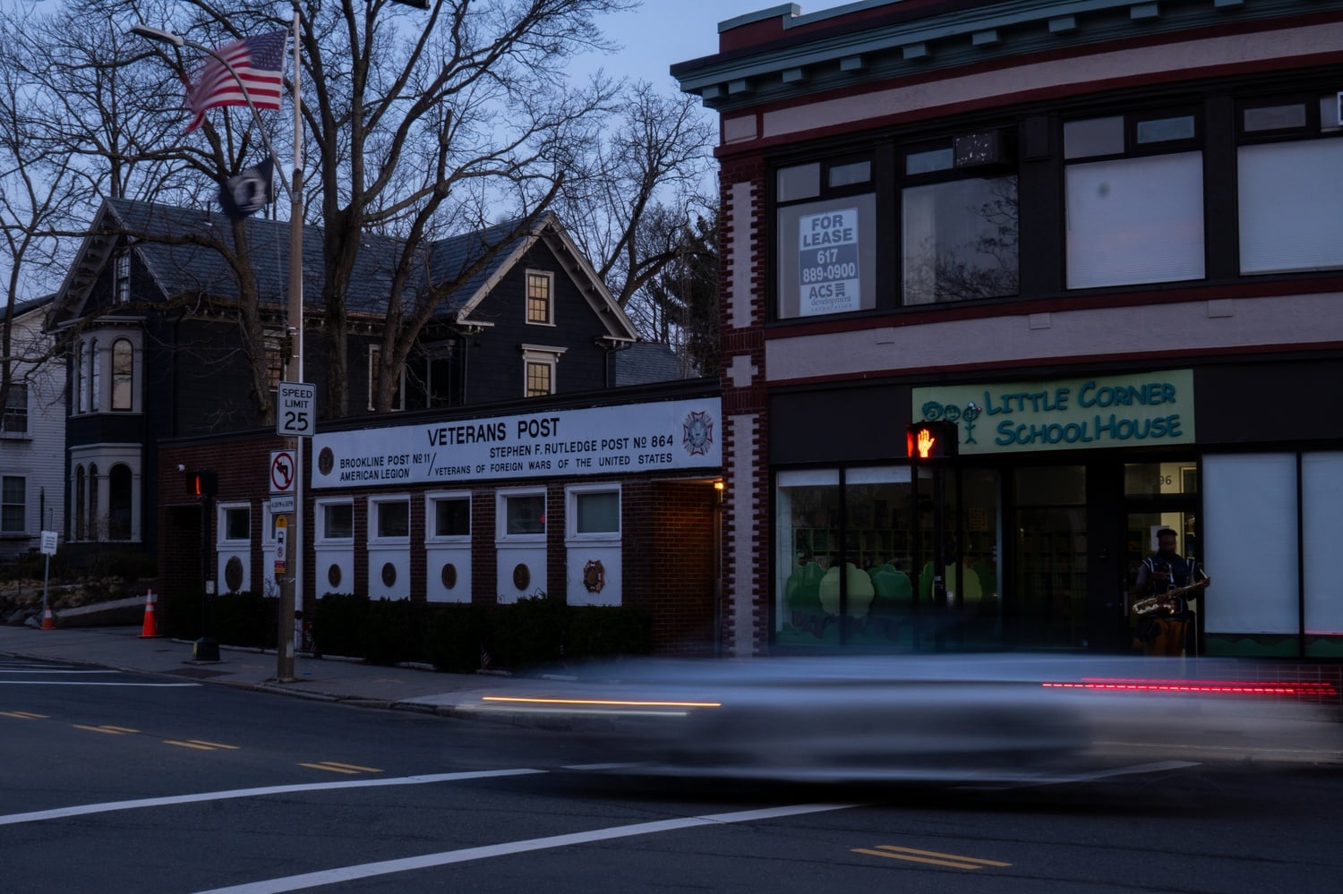The POSTunderground is located in the basement of the Brookline Veteran's Post at 386 Washington St.