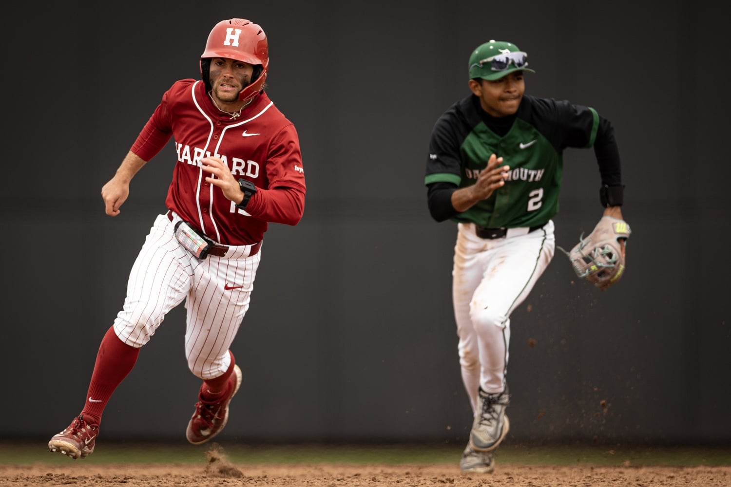 Junior infielder Jack Rickheim rounds the bases. 