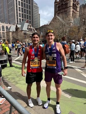 Cover image for Pain and Purpose: Harvard Athletes Race For Charity In Boston Marathon