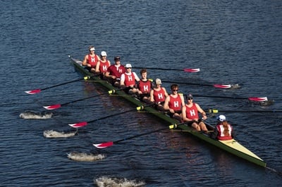 Cover image for Harvard Men’s Heavies Set Course Record in Sweep of Northeastern