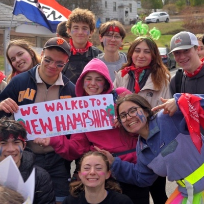 Cover image for Across State Lines: Outing Club's 30-Mile Walk to New Hampshire