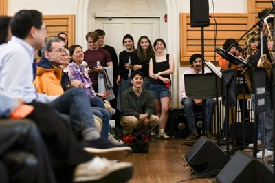 Cover image for Audience members get up close to the performers at Arts Fest 2026
