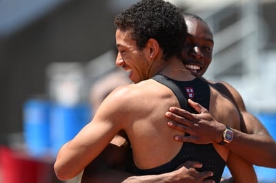 Cover image for Timi Esan and LeRoy Horton Hug