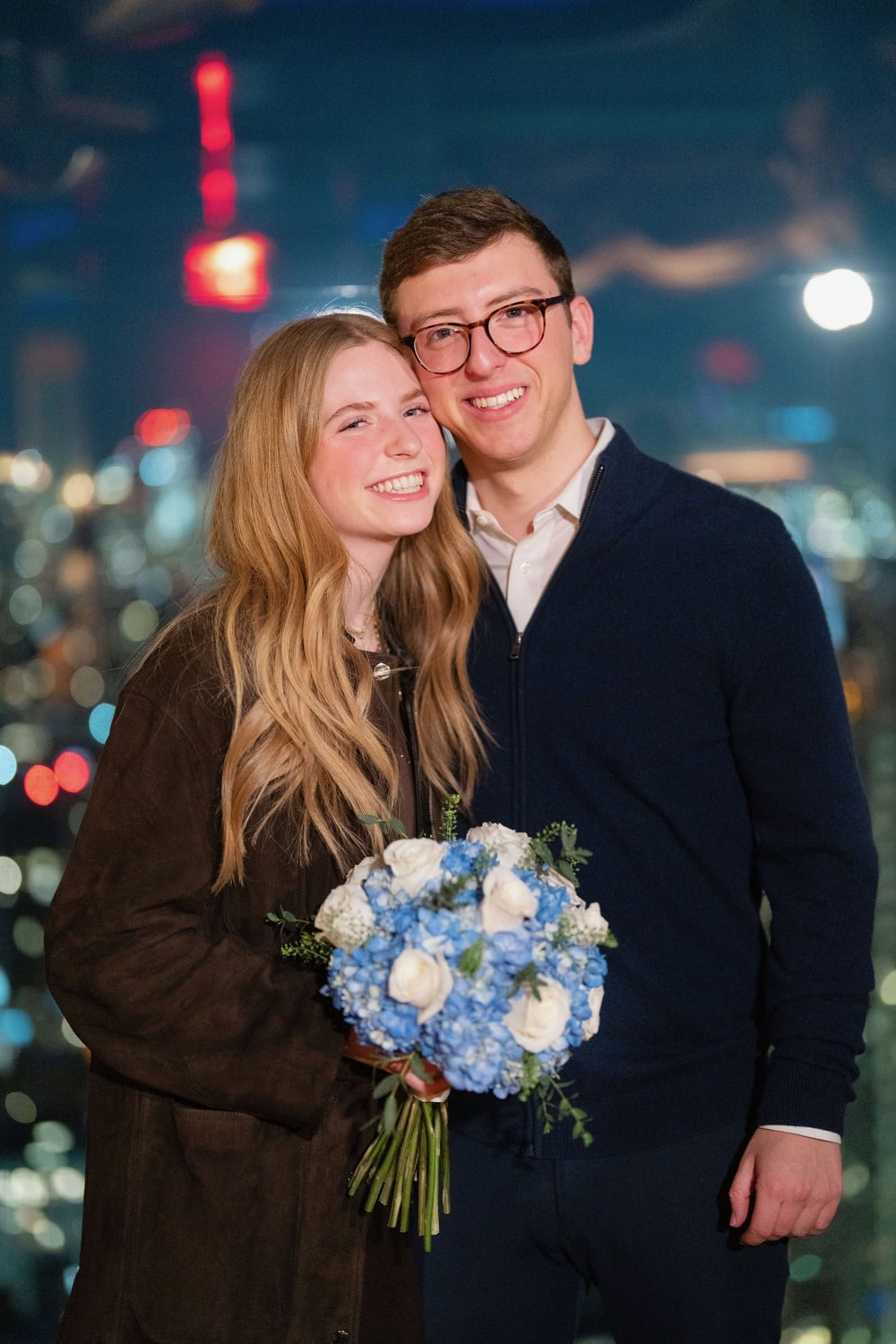 Isaac R. Ohrenstein ’26 and Brooke L. Verschleiser.