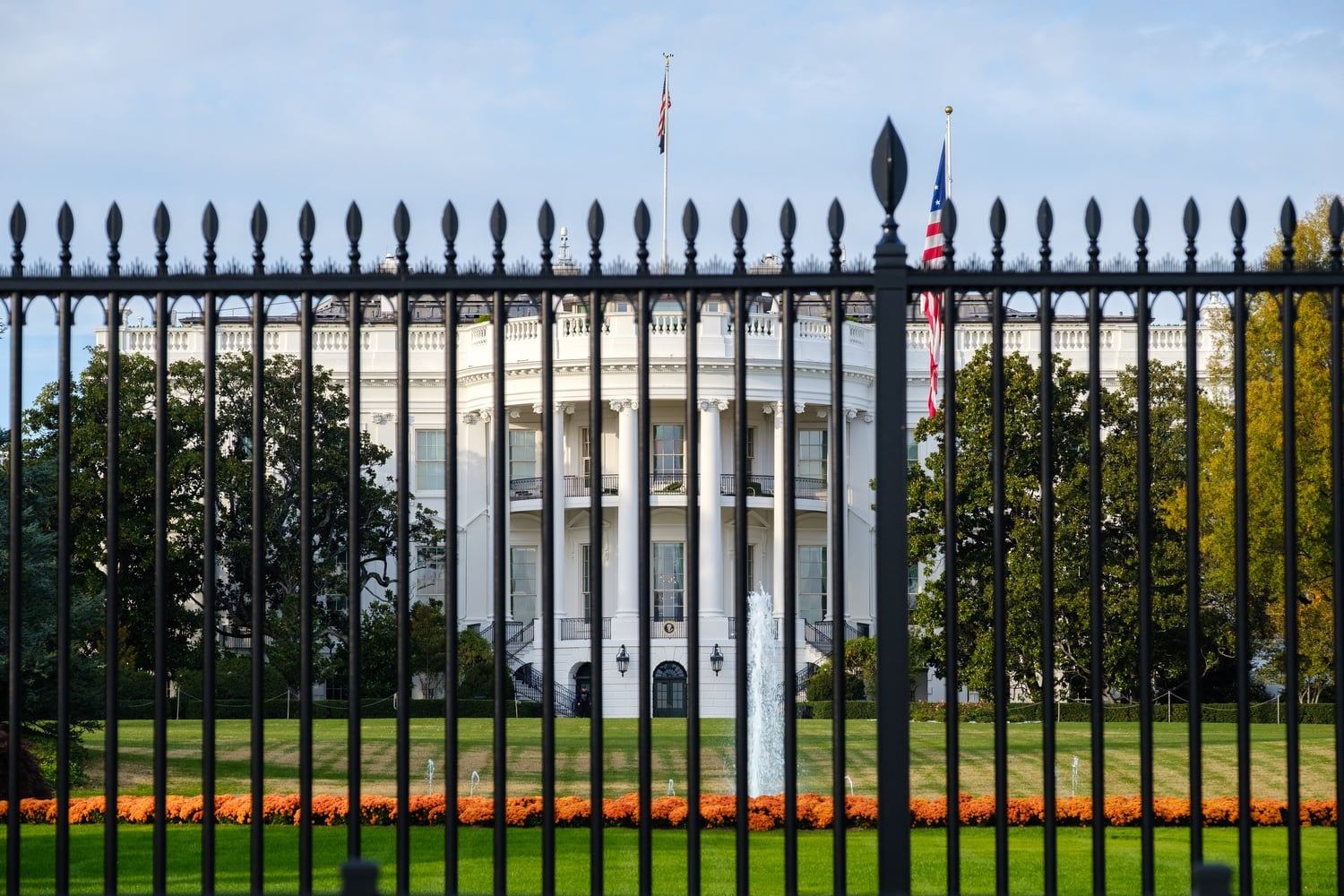 The White House, pictured in Washington, D.C. Harvard retained a Trump-connected lobbying firm as it tried to respond to escalating federal pressure from the administration.