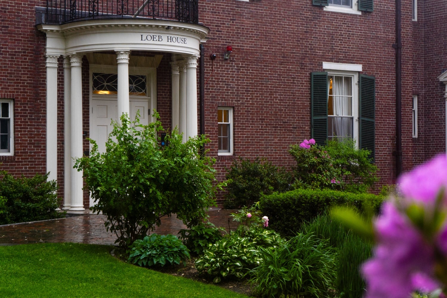 Harvard's governing boards meet in Loeb House. On Sunday, Harvard Corporation Senior Fellow Penny S. Pritzker '81 said she had not yet met with members of the Trump administration, but would be open to doing so in the future.