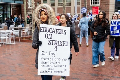 Cover image for HGSU-UAW Strike Becomes Longest in Union History as Harvard Holds Firm at Bargaining Table
