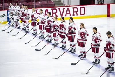 Cover image for ‘The Hunter to The Hunted’: Harvard Women’s Hockey is Making its Comeback