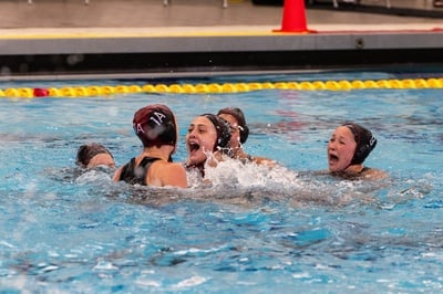 Cover image for Women’s Water Polo Beats Princeton in Longest Match in NCAA History