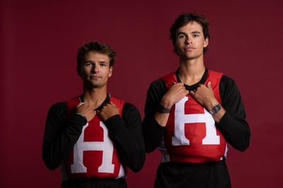 Cover image for Built in Best Friends: The Twins of Harvard Athletics