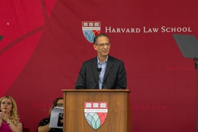 Cover image for HLS Class Marshals Address Strike, International Student Uncertainty at Reshuffled Class Day