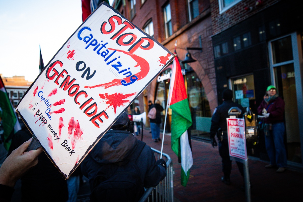 Year in Photos, Dec: BDS Protest