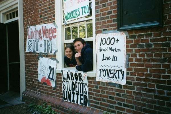 Cover image for ‘That’s Our Job’: How Harvard Students Occupied Mass. Hall for a Living Wage