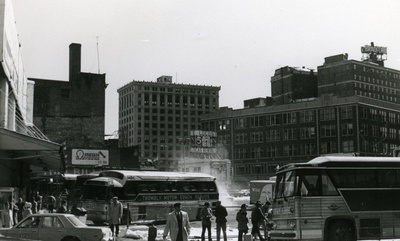 Cover image for Bus Station Park Square 1970s