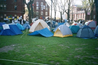 Cover image for Tent City Living Wage Sit-in